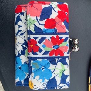 VERA BRADLEY WALLET WITH COIN PURSE
